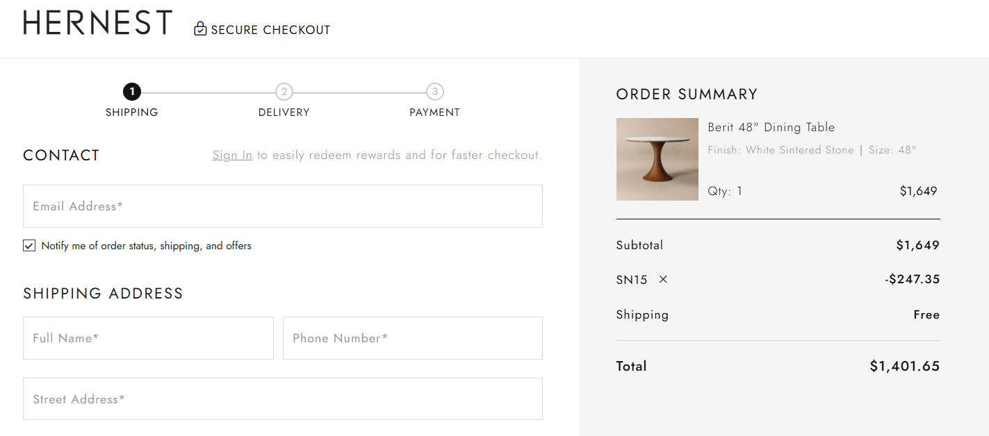 Coupon proof SN15