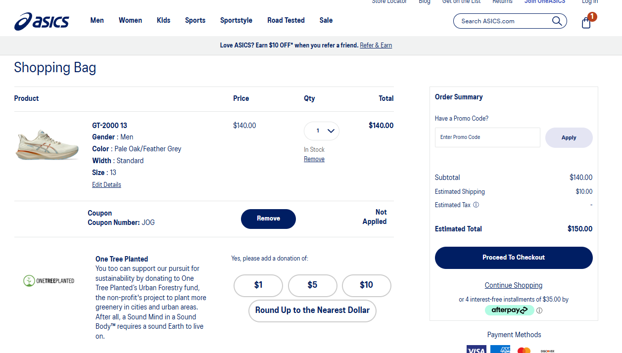 Coupon proof JOG