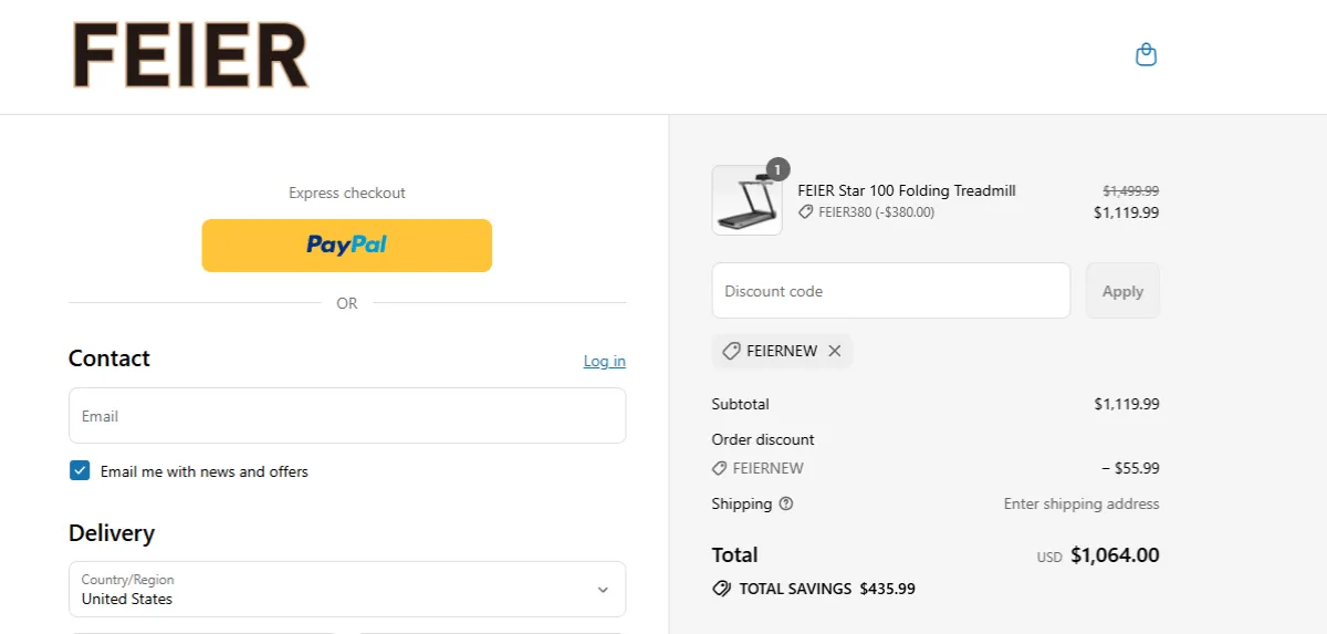 Coupon proof FEIERNEW