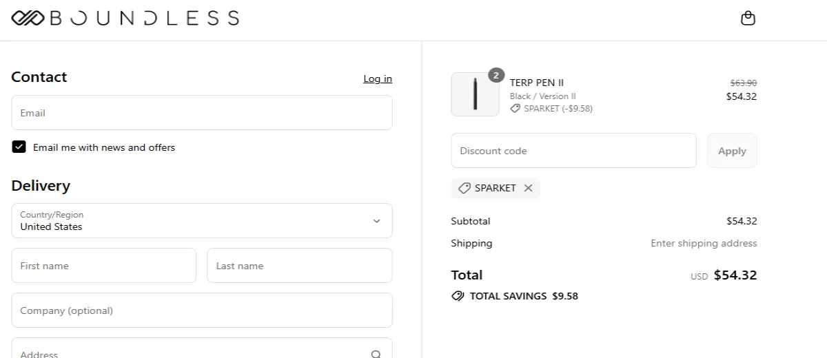 Coupon proof SPARKET