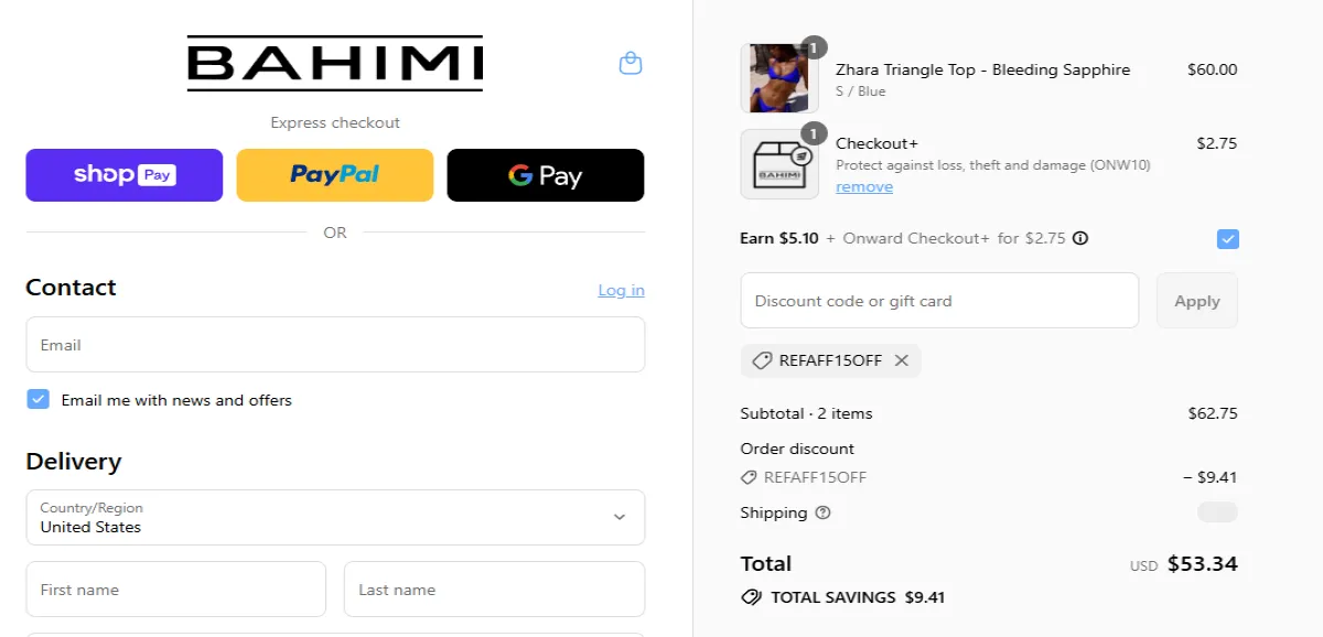 Coupon proof REFAFF15OFF