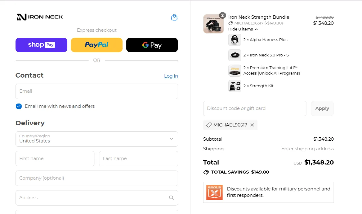 Coupon proof MICHAEL96517