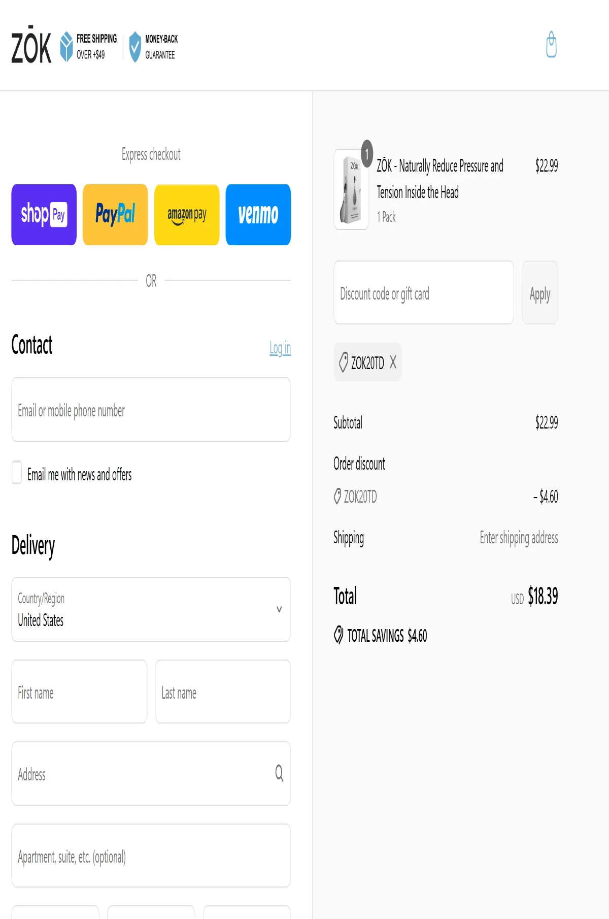 Coupon proof ZOK20TD