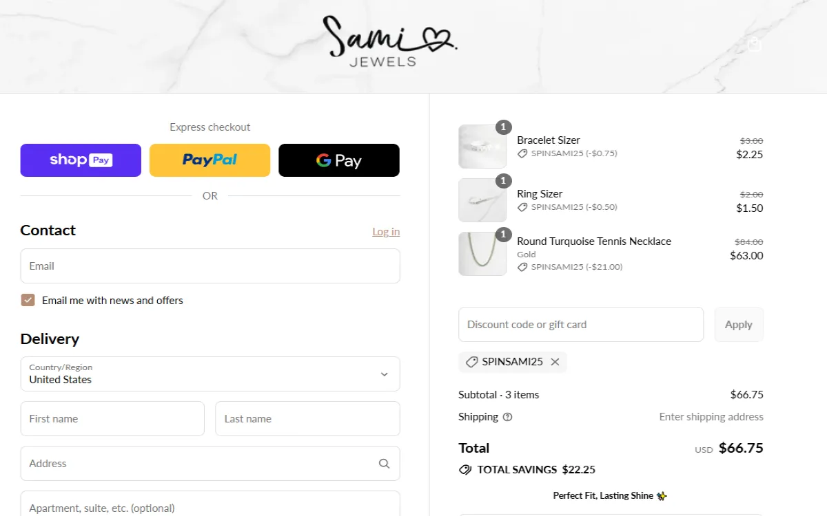 Coupon proof SPINSAMI25