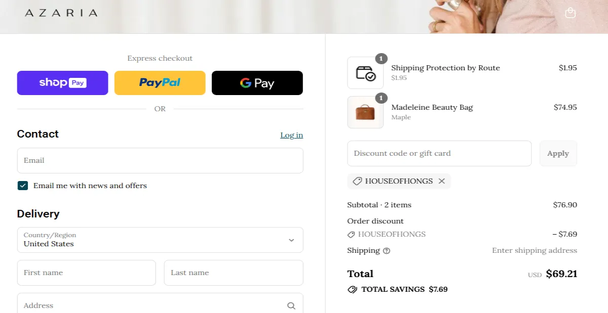 Coupon proof HOUSEOFHONGS