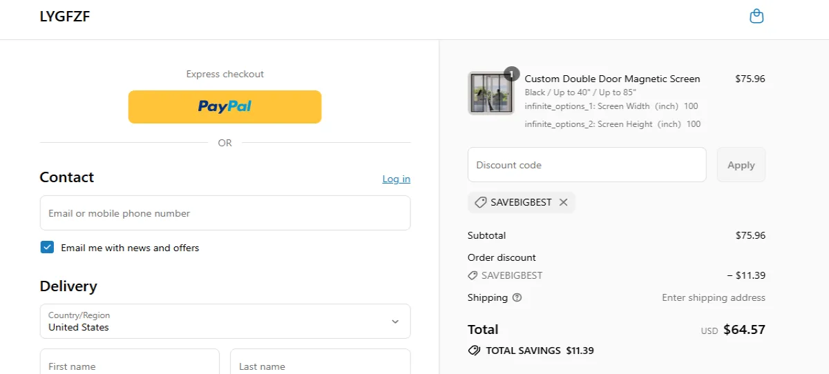 Coupon proof SAVEBIGBEST