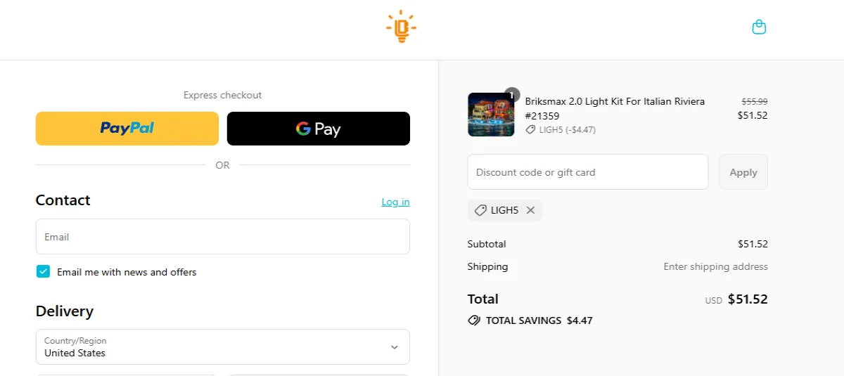 Coupon proof LIGH5