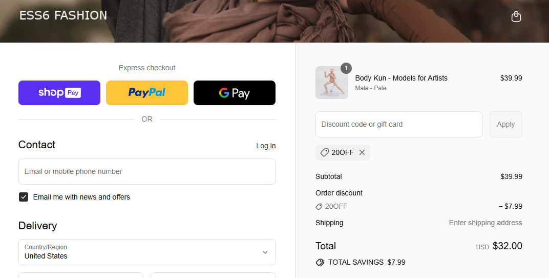 Coupon proof 20OFF