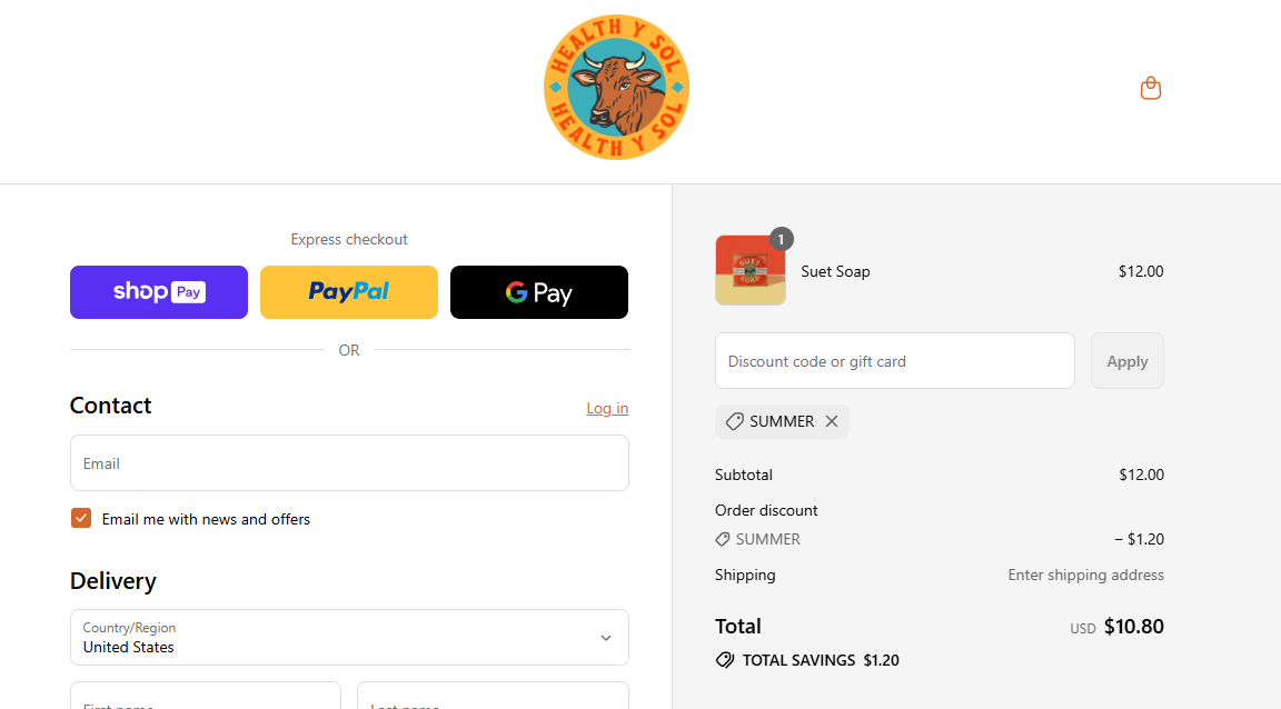 Coupon proof SUMMER