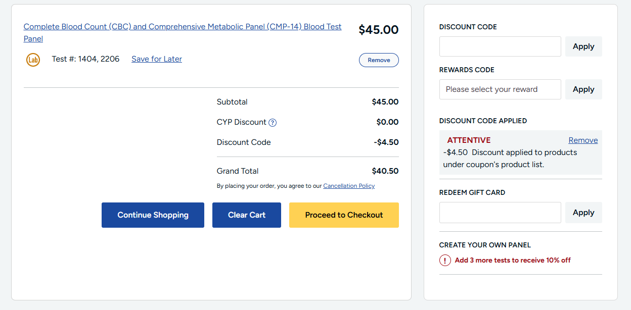 Coupon proof TEXT2SAVE10
