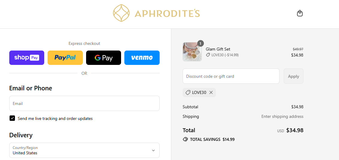 Coupon proof LOVE30