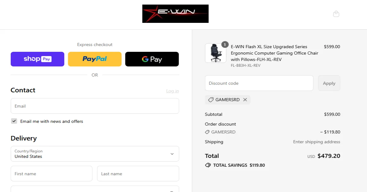 Coupon proof GAMERSRD