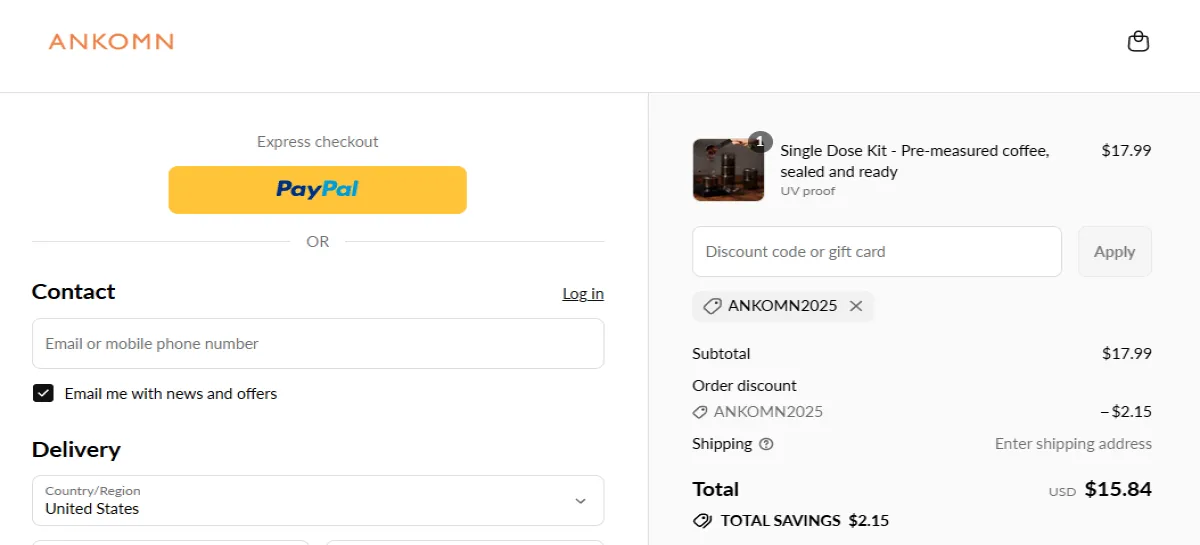 Coupon proof ANKOMN2025