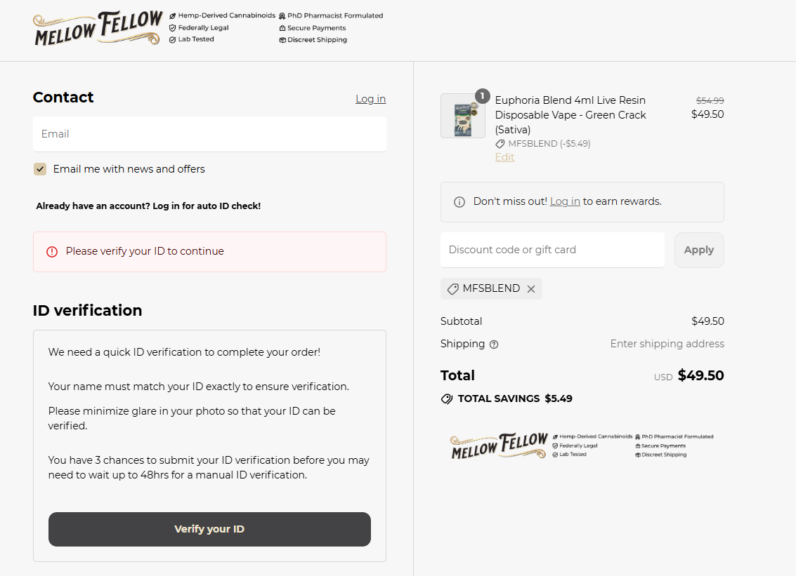 Coupon proof MFSBLEND