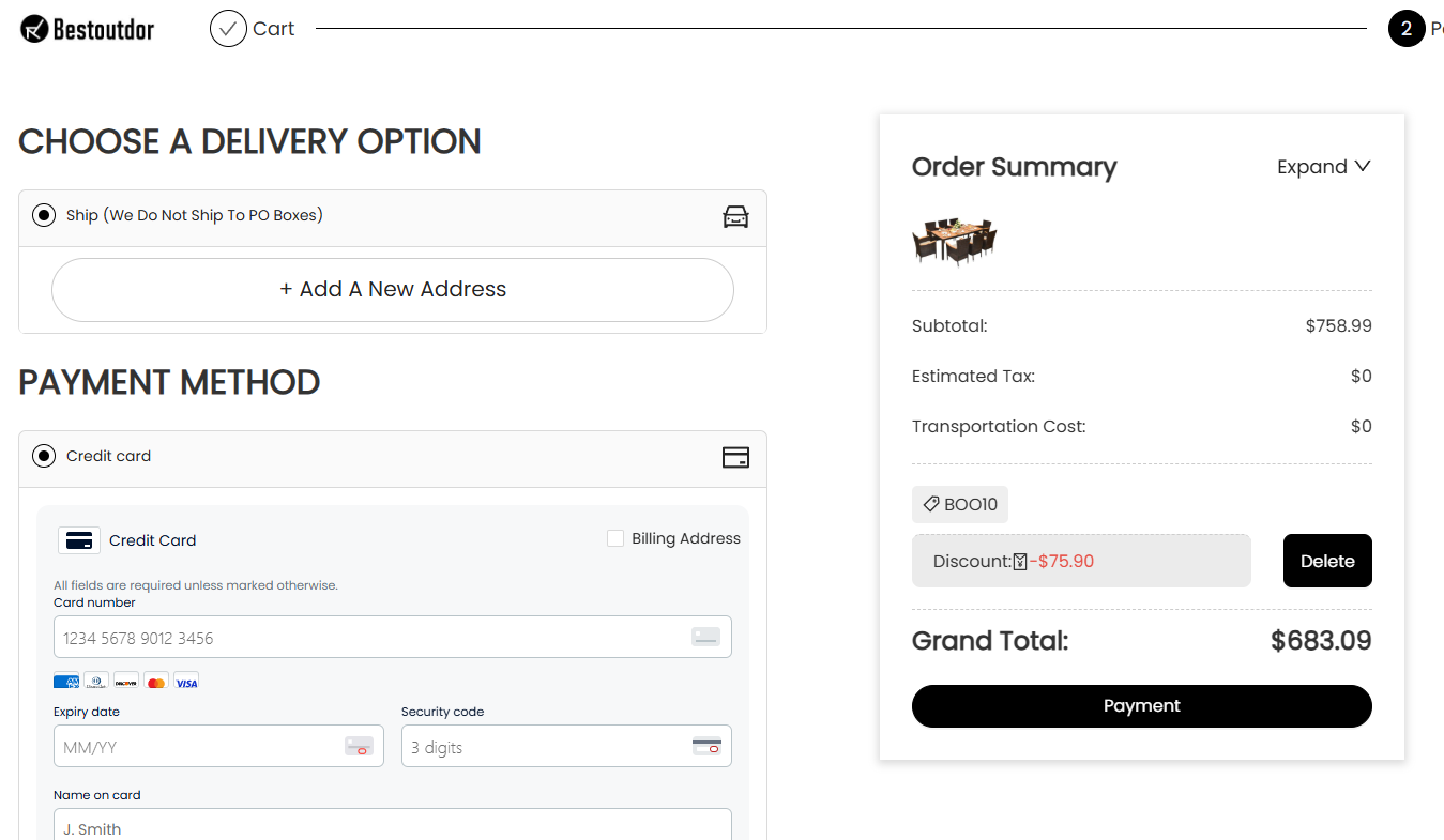 Coupon proof BOO10