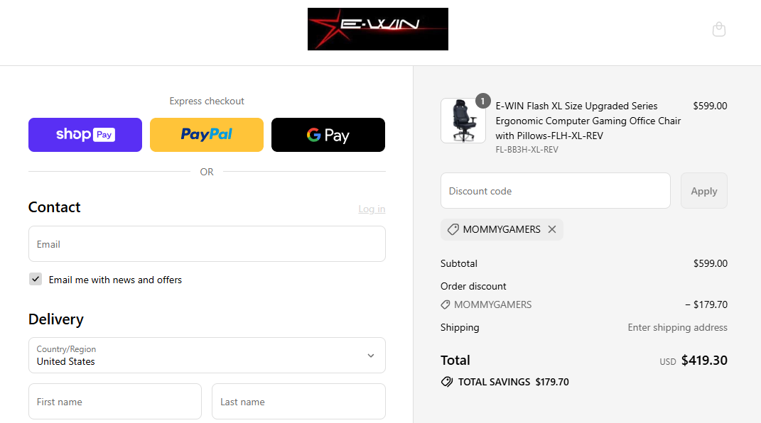 Coupon proof MOMMYGAMERS