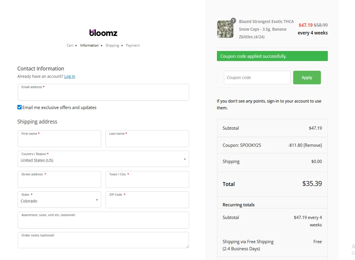 Coupon proof SPOOKY25