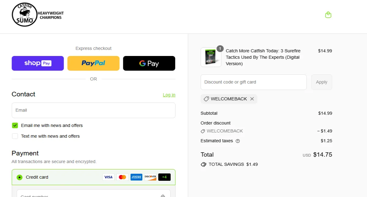 Coupon proof WELCOMEBACK