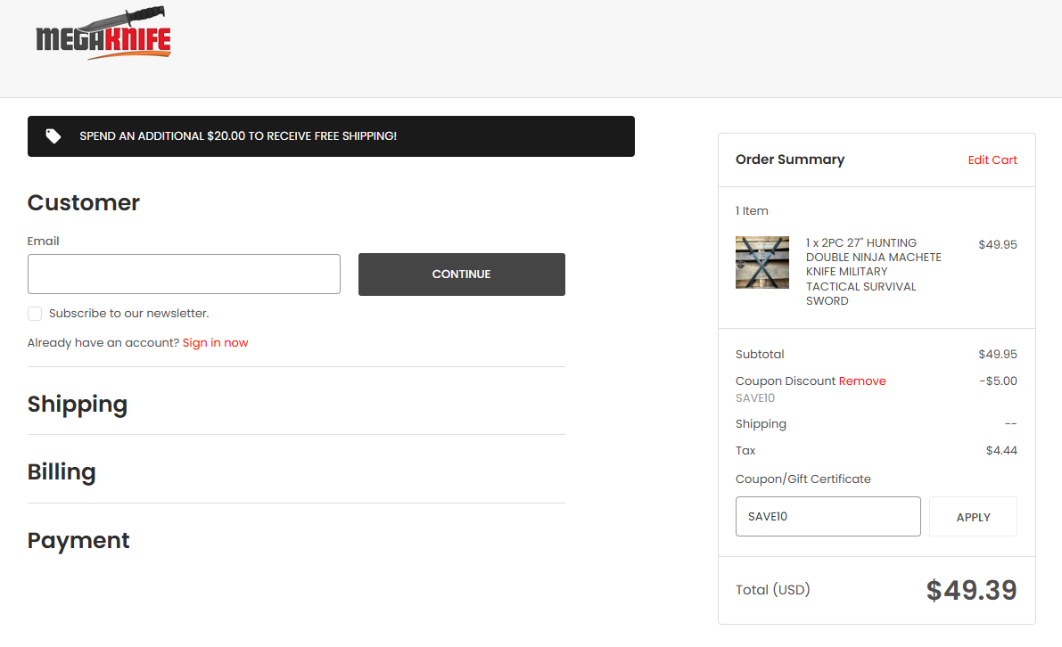 Coupon proof SAVE10