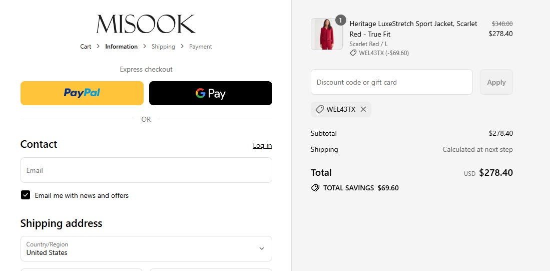 Coupon proof WEL43TX