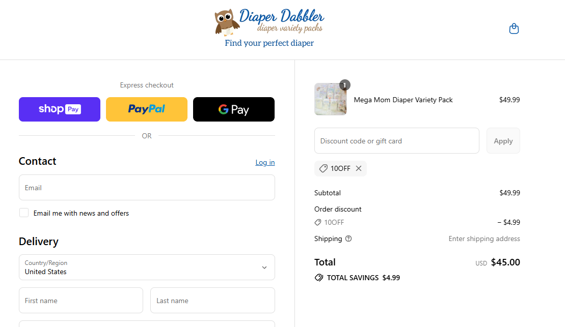 Coupon proof 10OFF