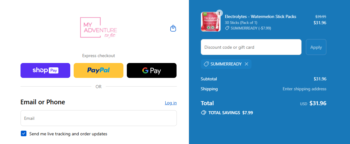 Coupon proof SUMMERREADY