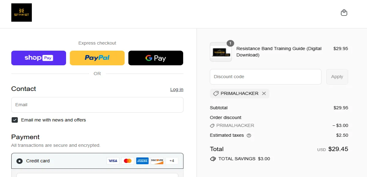 Coupon proof PRIMALHACKER