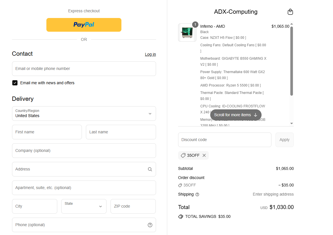 Coupon proof 35OFF