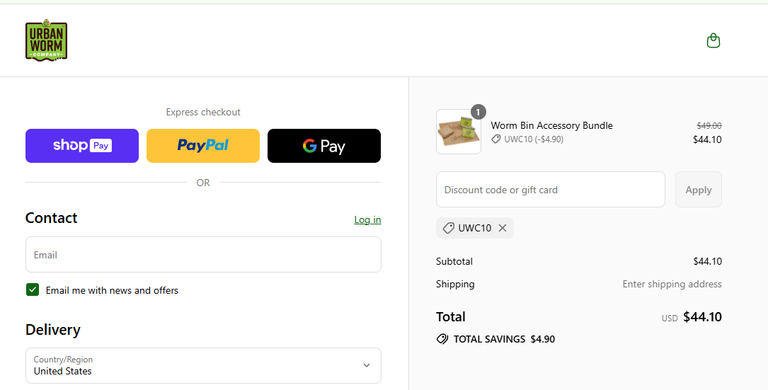 Coupon proof UWC10