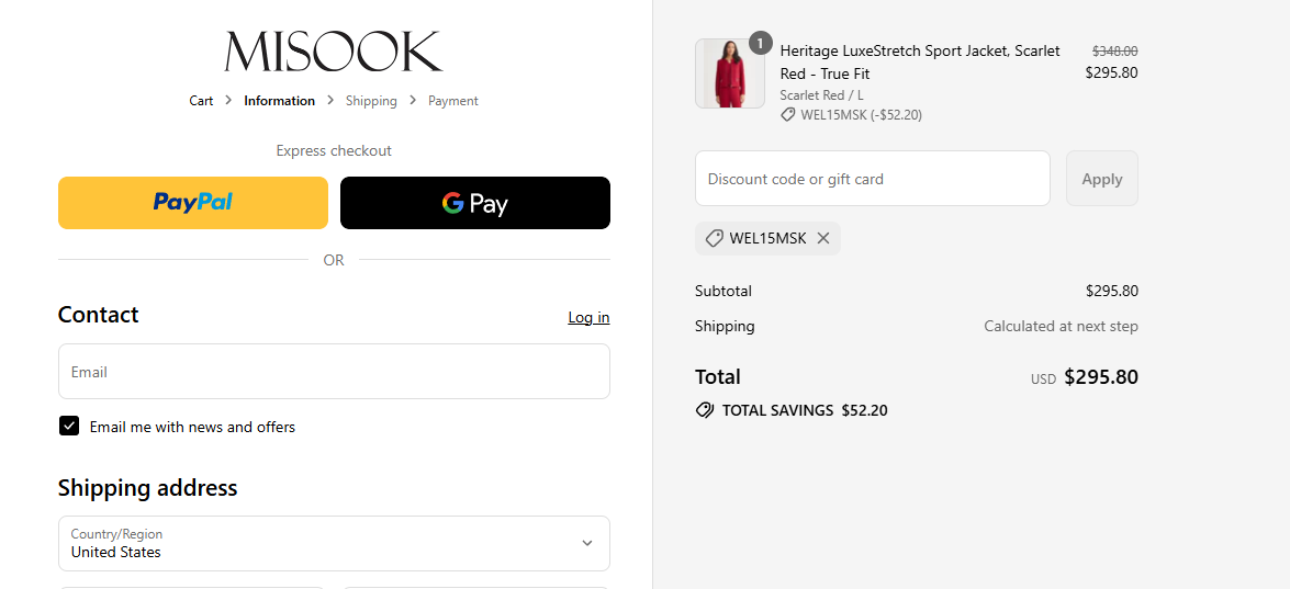 Coupon proof WEL15MSK