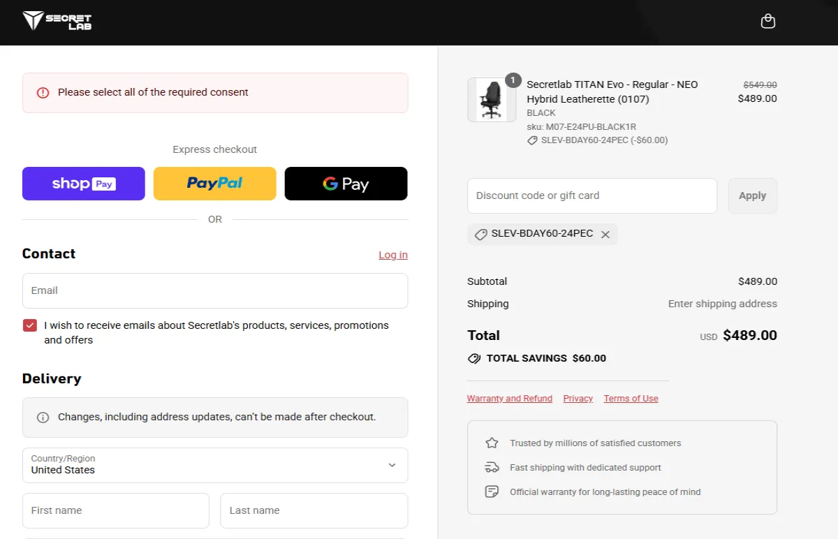 Coupon proof SLEV-BDAY60-24PEC