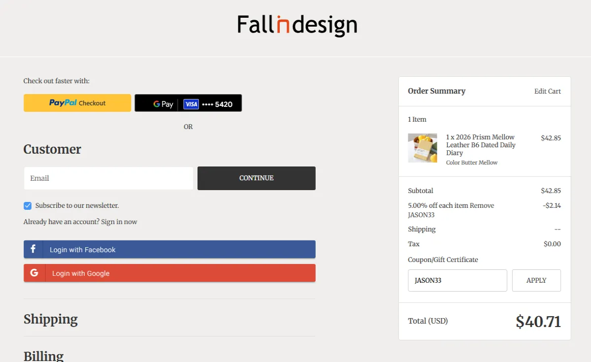 Coupon proof JASON33