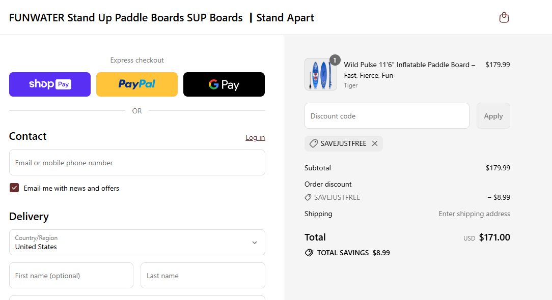 Coupon proof SAVEJUSTFREE