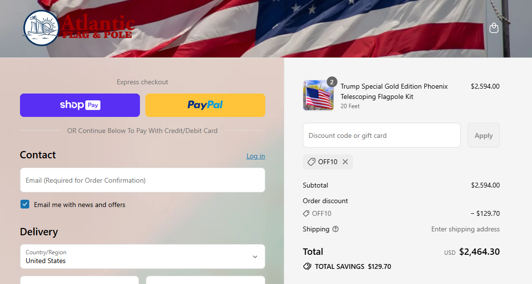 Coupon proof OFF10