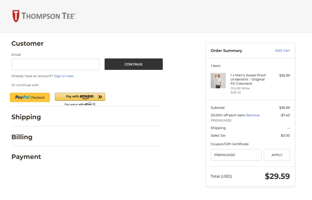 Coupon proof PREMIUM20