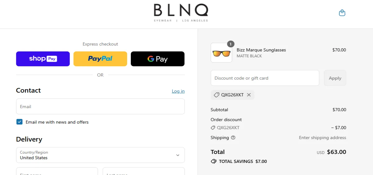 Coupon proof QXG26XKT