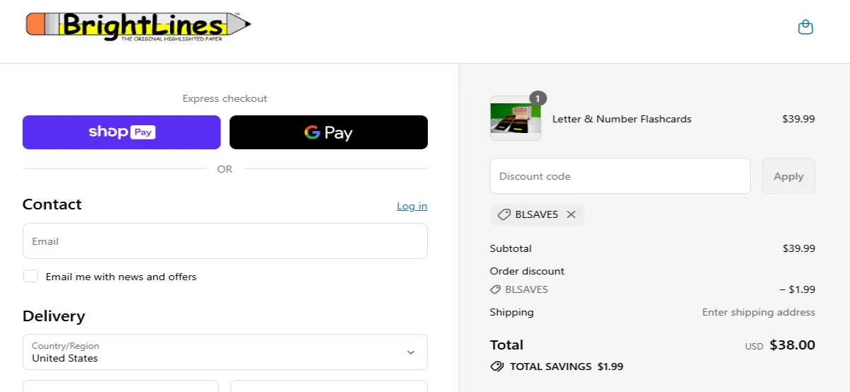 Coupon proof BLSAVE5