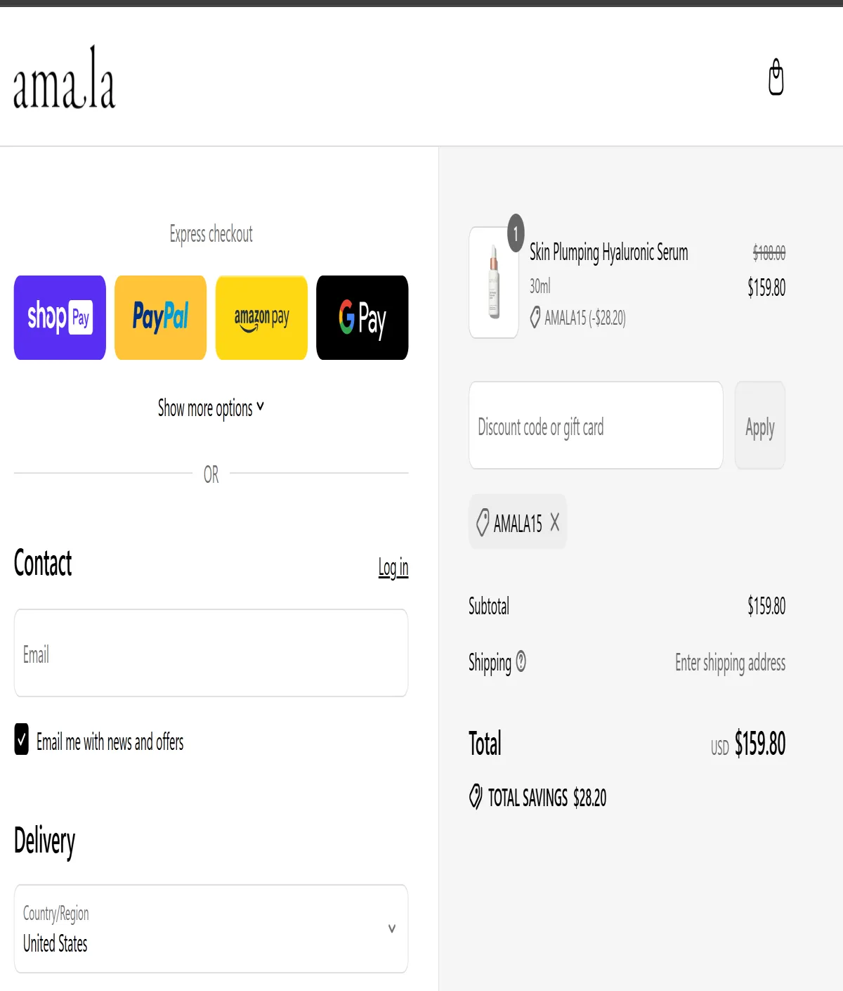 Coupon proof AMALA15