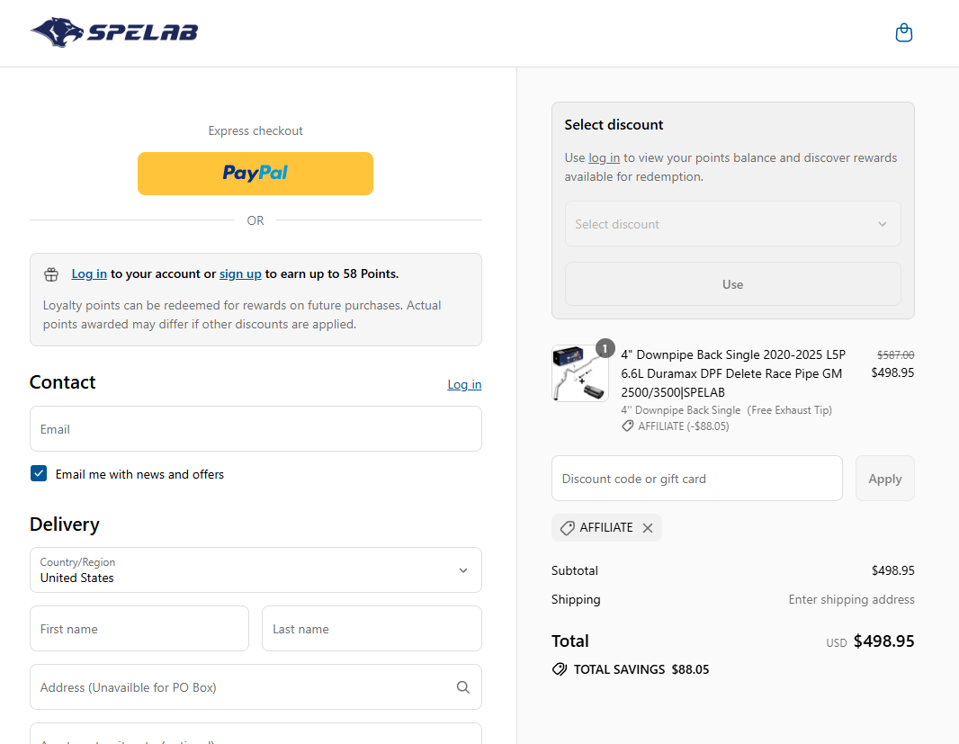 Coupon proof AFFILIATE