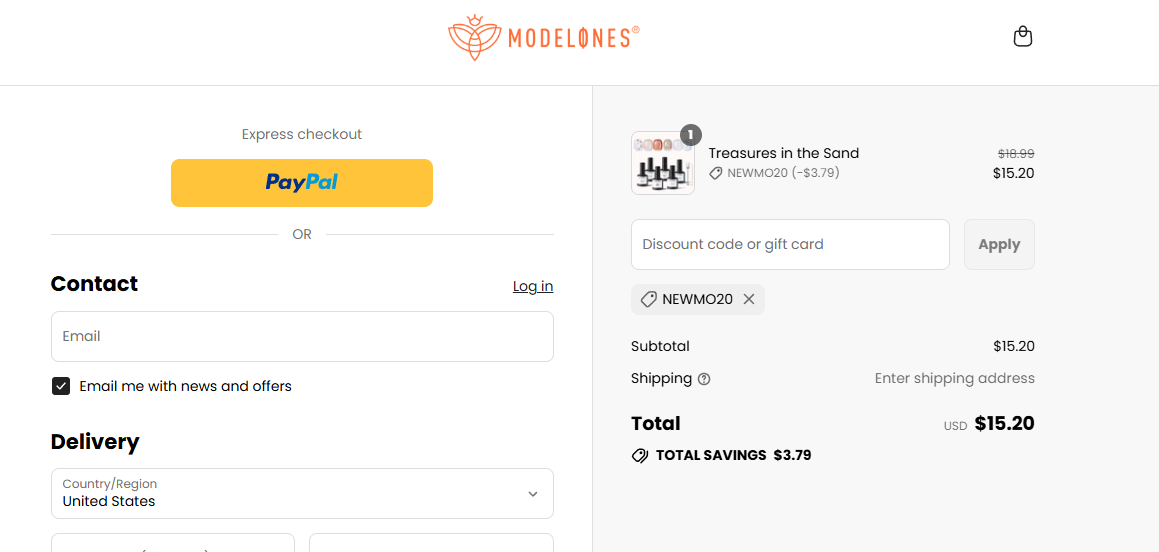 Coupon proof NEWMO20