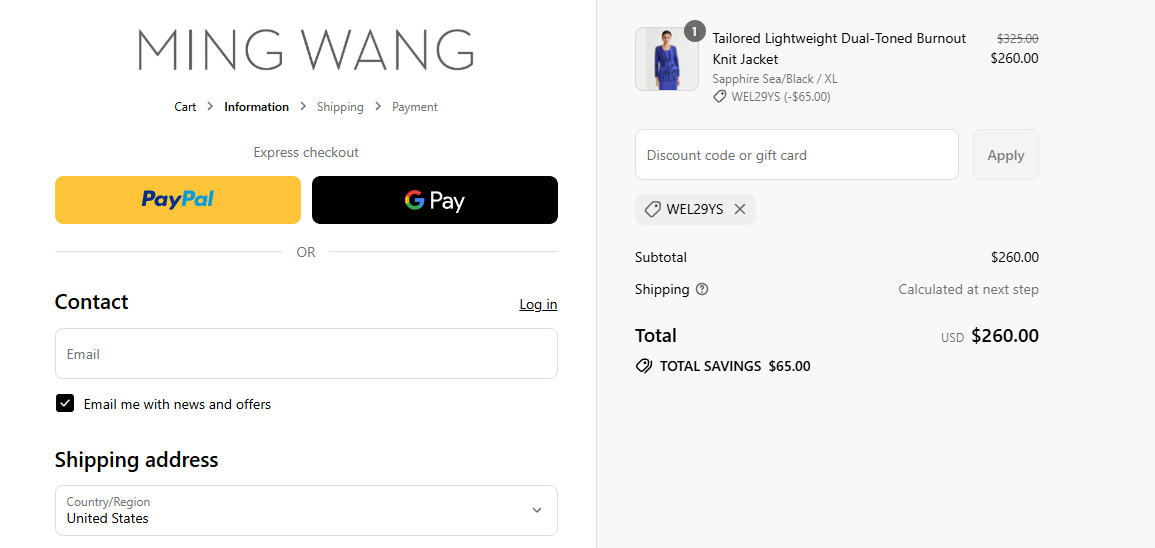 Coupon proof WEL29YS