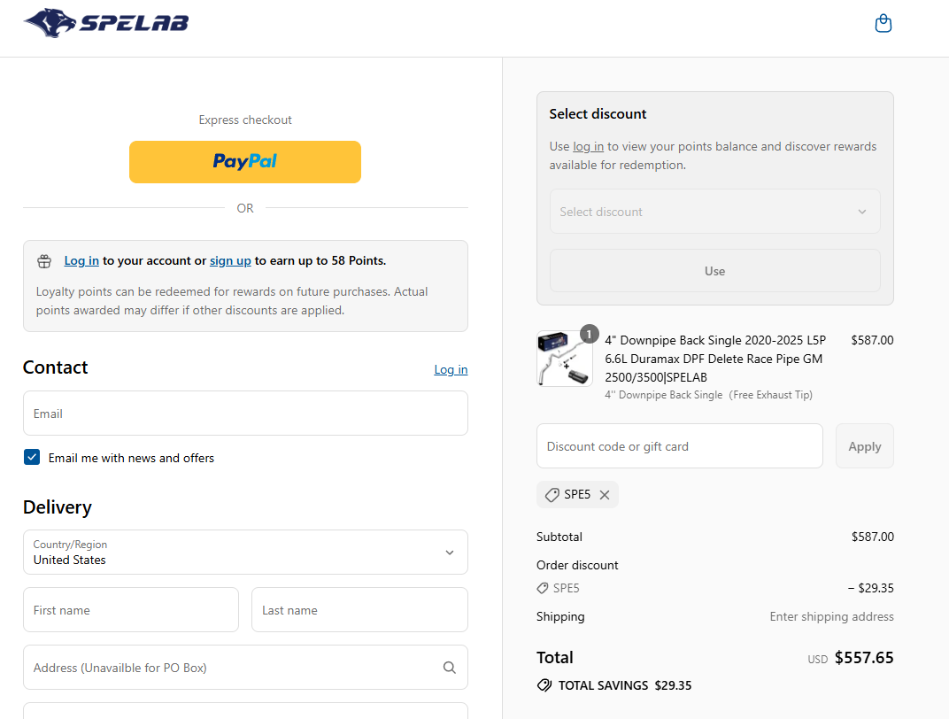 Coupon proof SPE5
