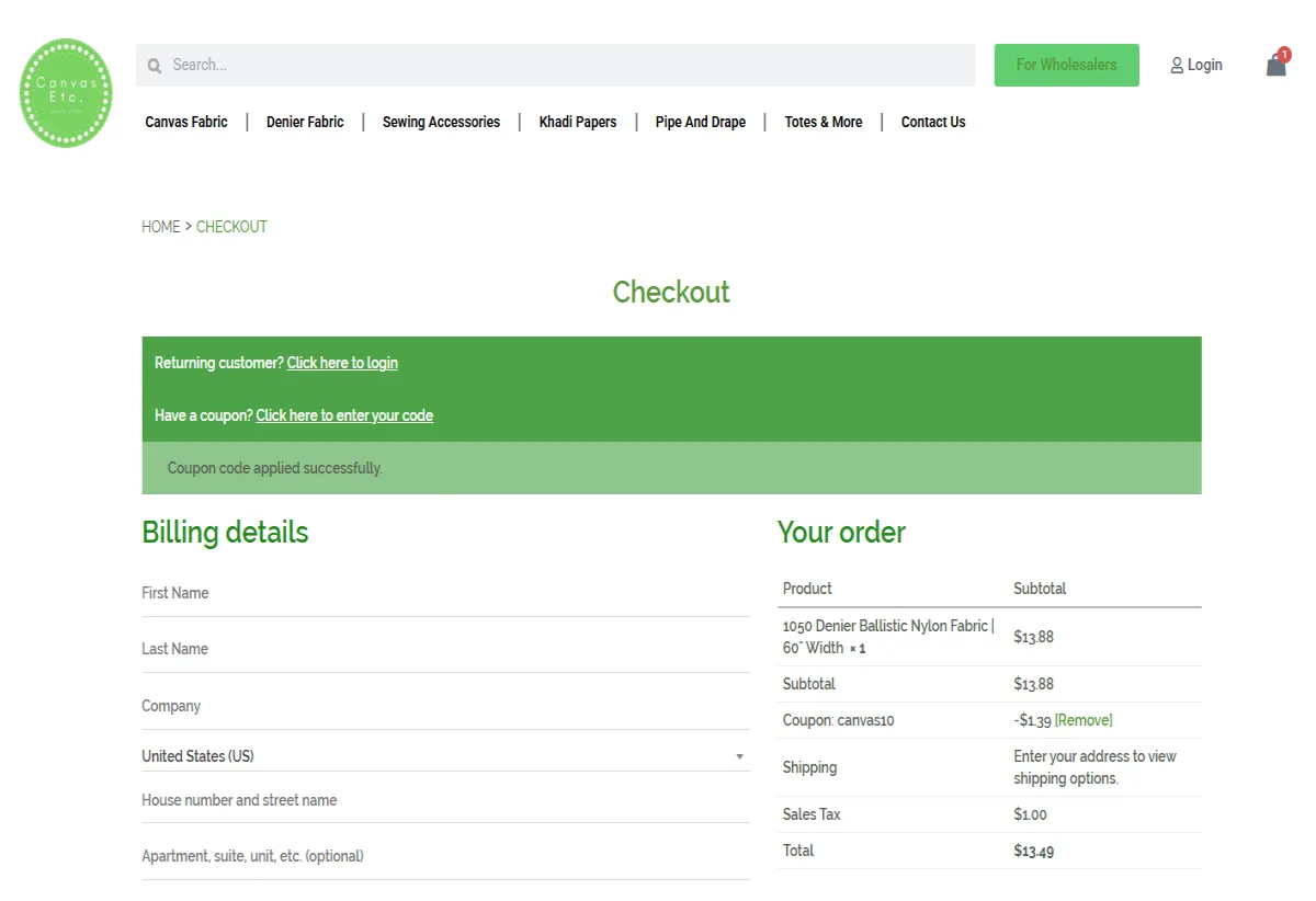 Coupon proof canvas10