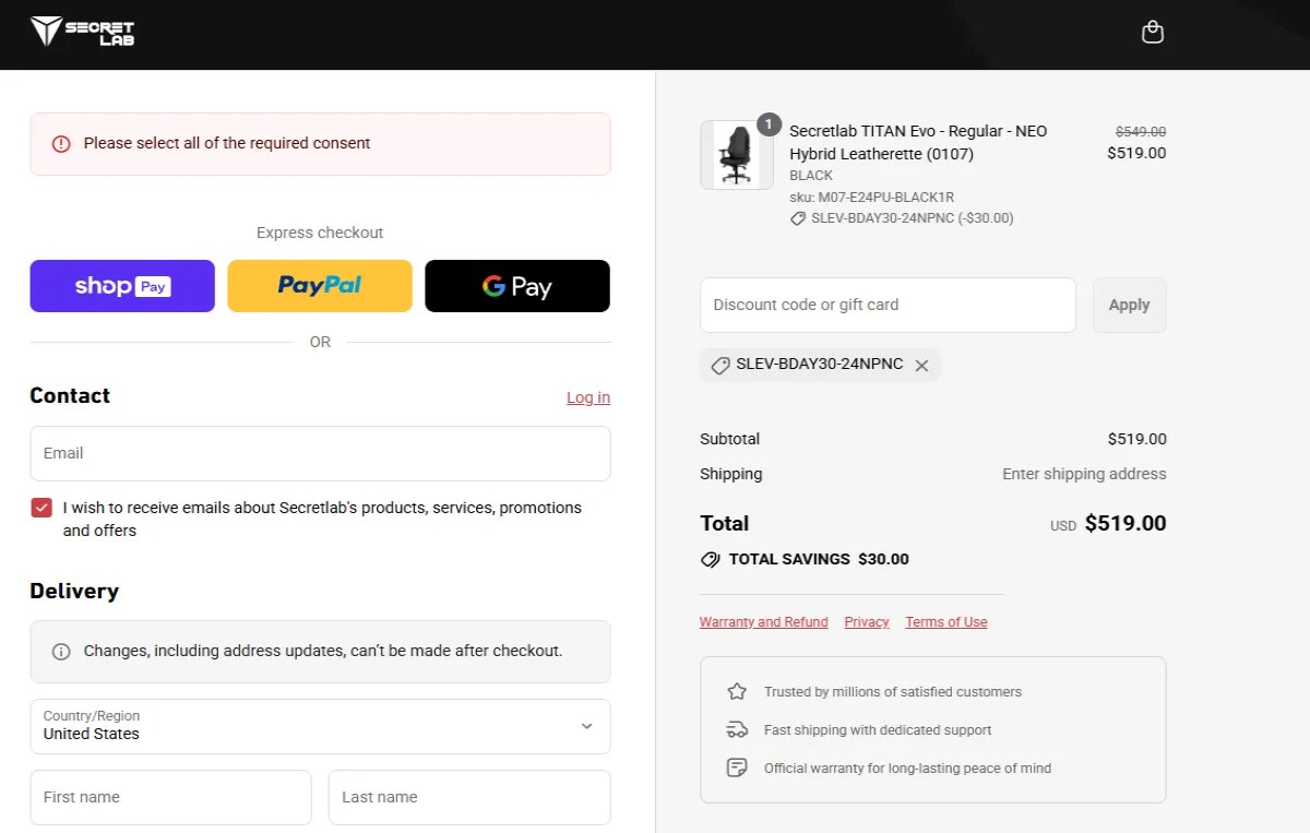 Coupon proof SLEV-BDAY30-24NPNC