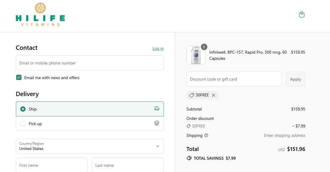 Coupon proof 30FREE