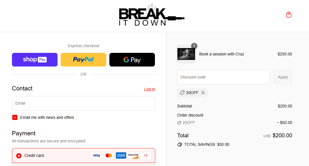 Coupon proof 20OFF