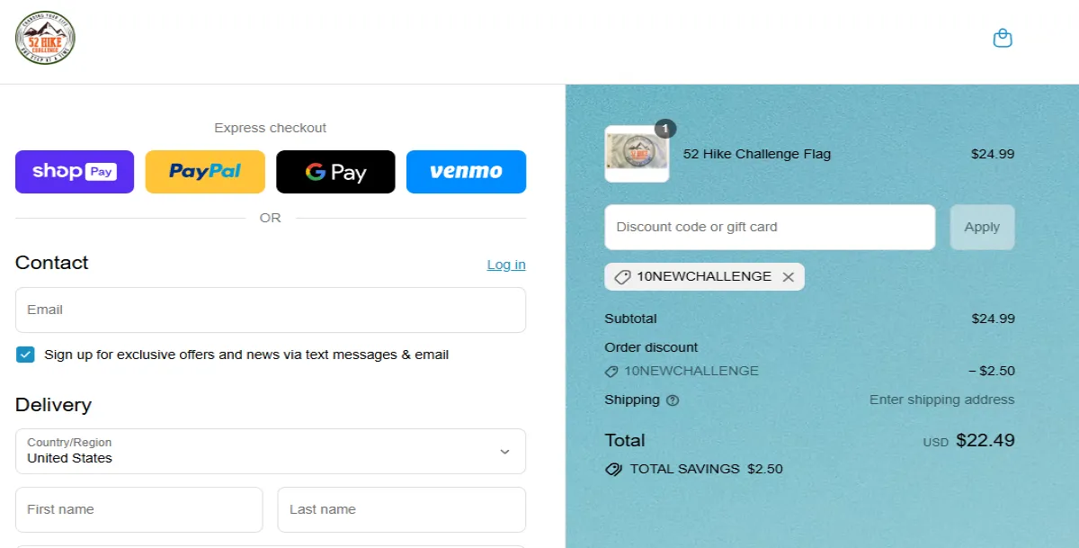 Coupon proof 10NEWCHALLENGE