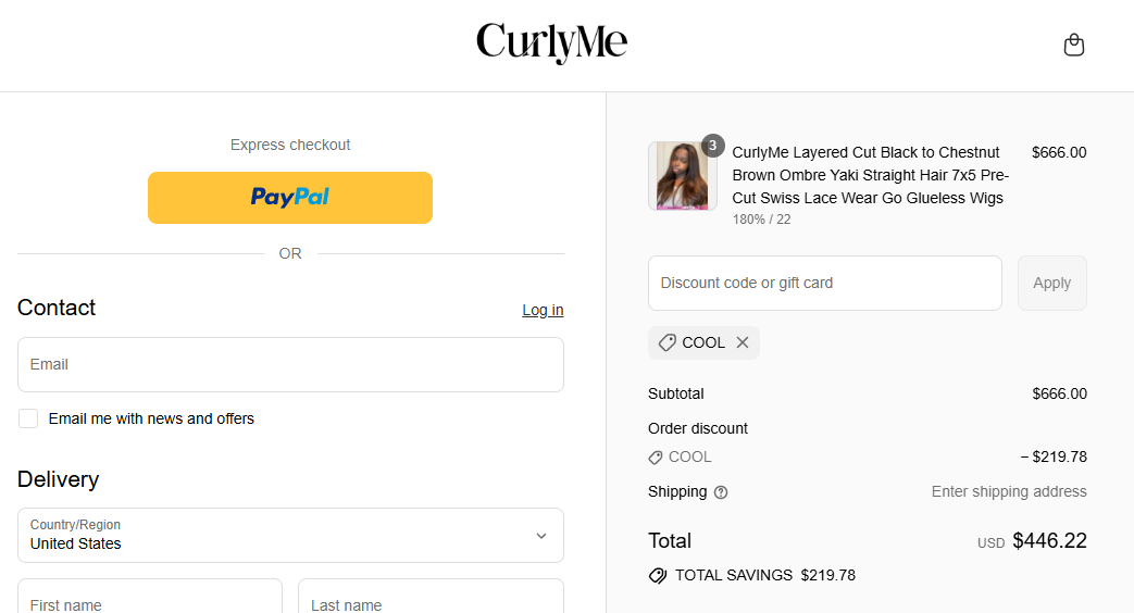 Coupon proof COOL