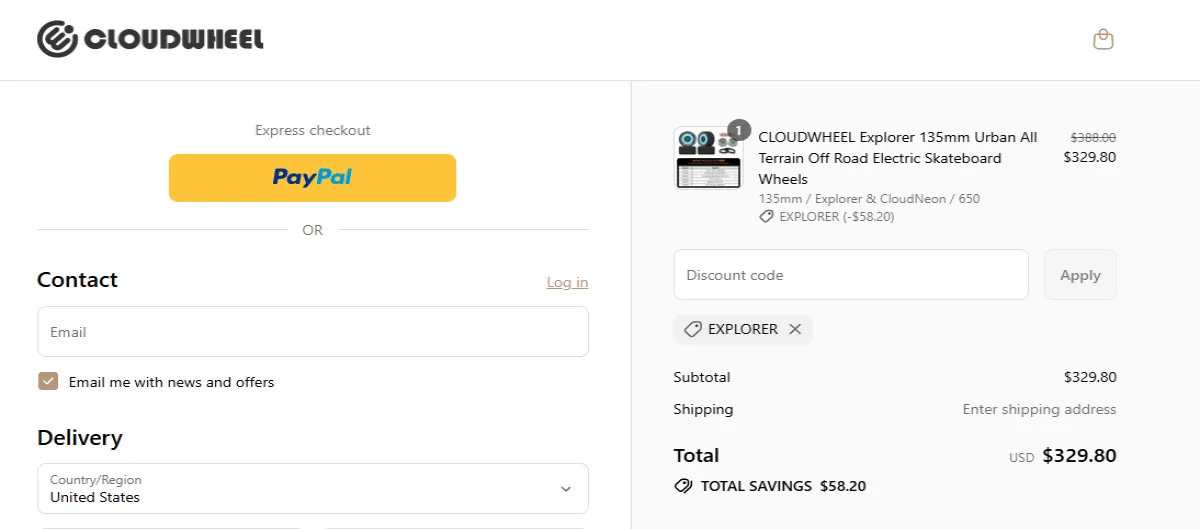 Coupon proof EXPLORER