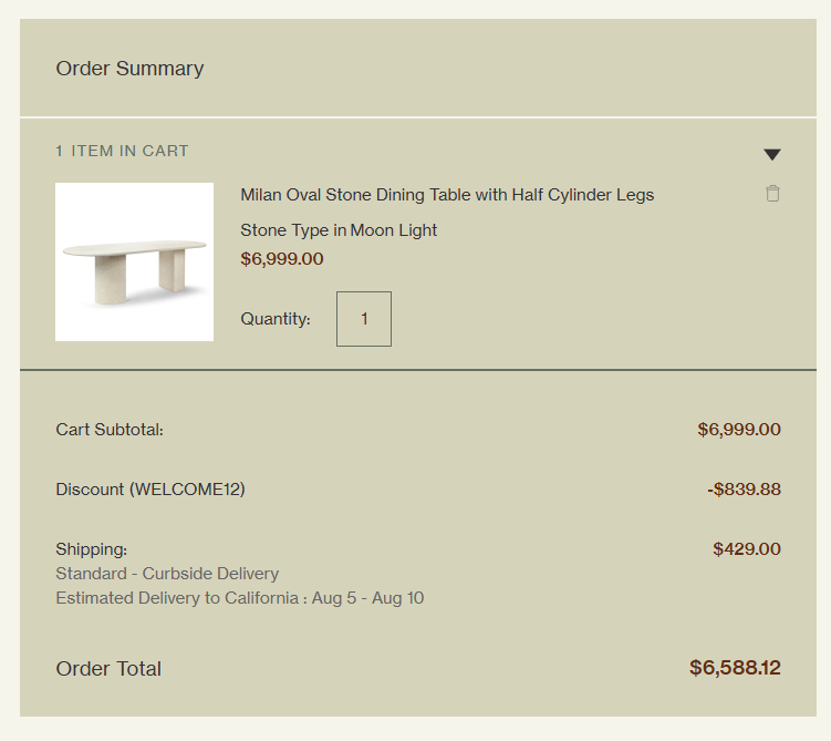 Coupon proof WELCOME12